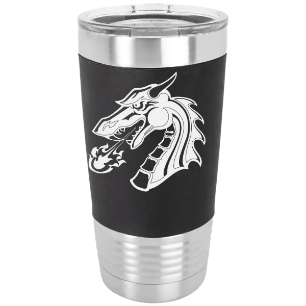 Tiffin University Polar Camel 20 oz. Silicone Grip Tumbler with Standard Lid
