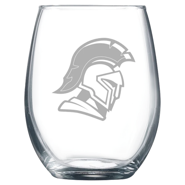 Trevecca Nazarene University Polar Camel 9 oz. Stemless Wine Glass