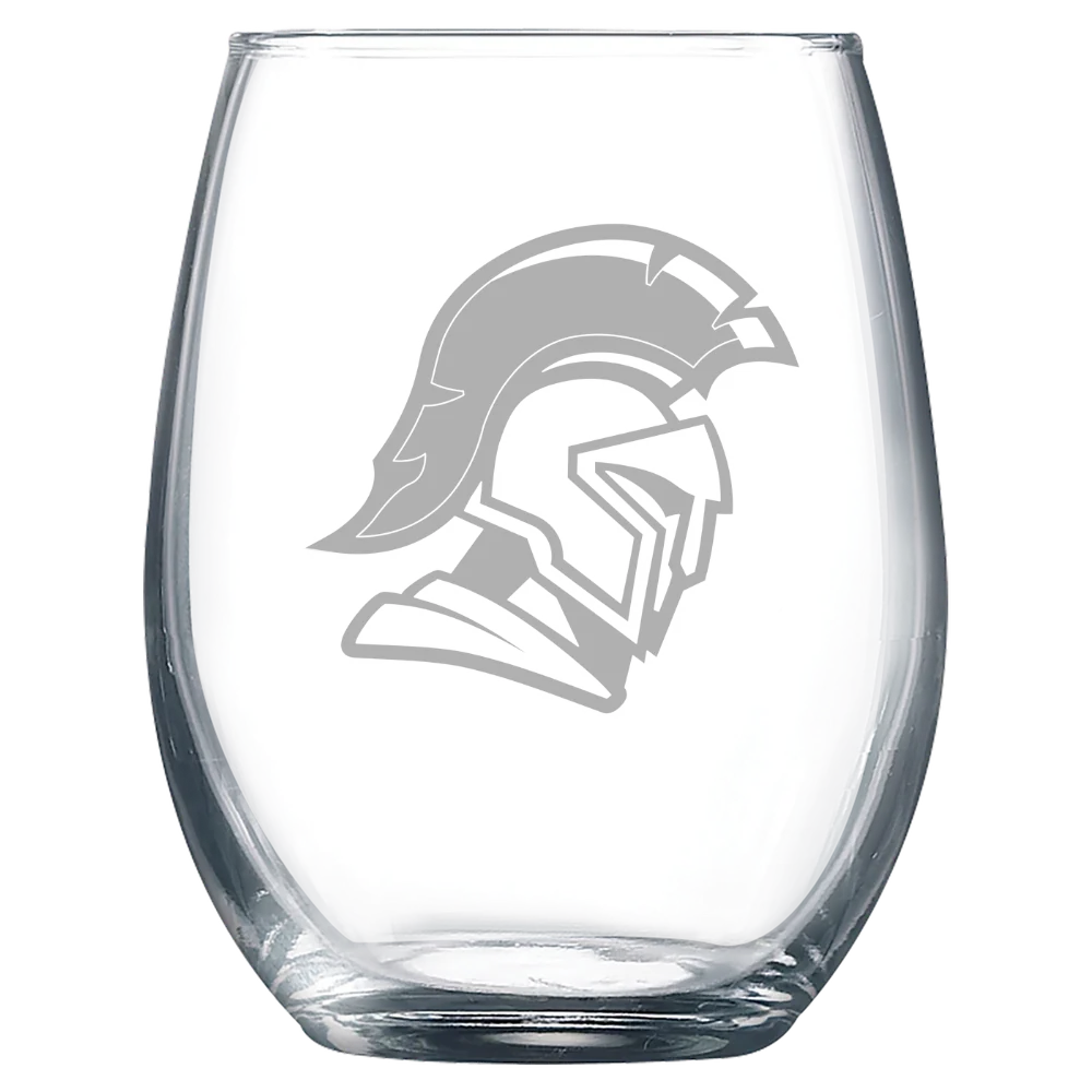 Trevecca Nazarene University Polar Camel 9 oz. Stemless Wine Glass