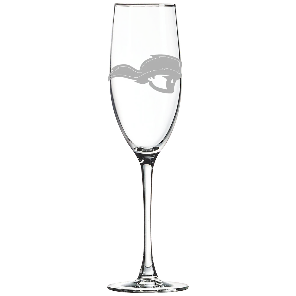 Tusculum University Polar Camel 8 oz. Champagne Flute