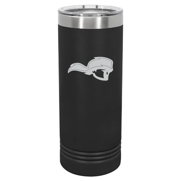 Tusculum University Polar Camel 22 oz. Skinny Tumbler with Slider Lid