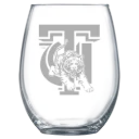 Tuskegee University Polar Camel 15 oz. Stemless Wine Glass