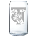 Tuskegee University Polar Camel 16 oz. Can Glass