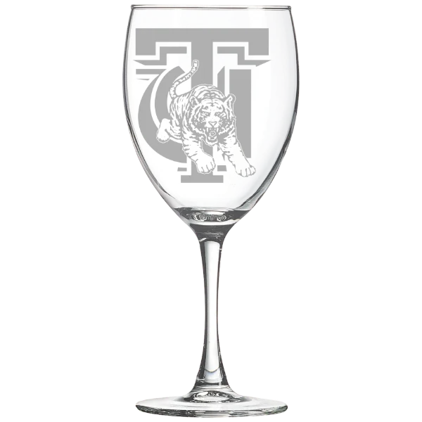 Tuskegee University Polar Camel 10 1/2 oz. Wine Glass