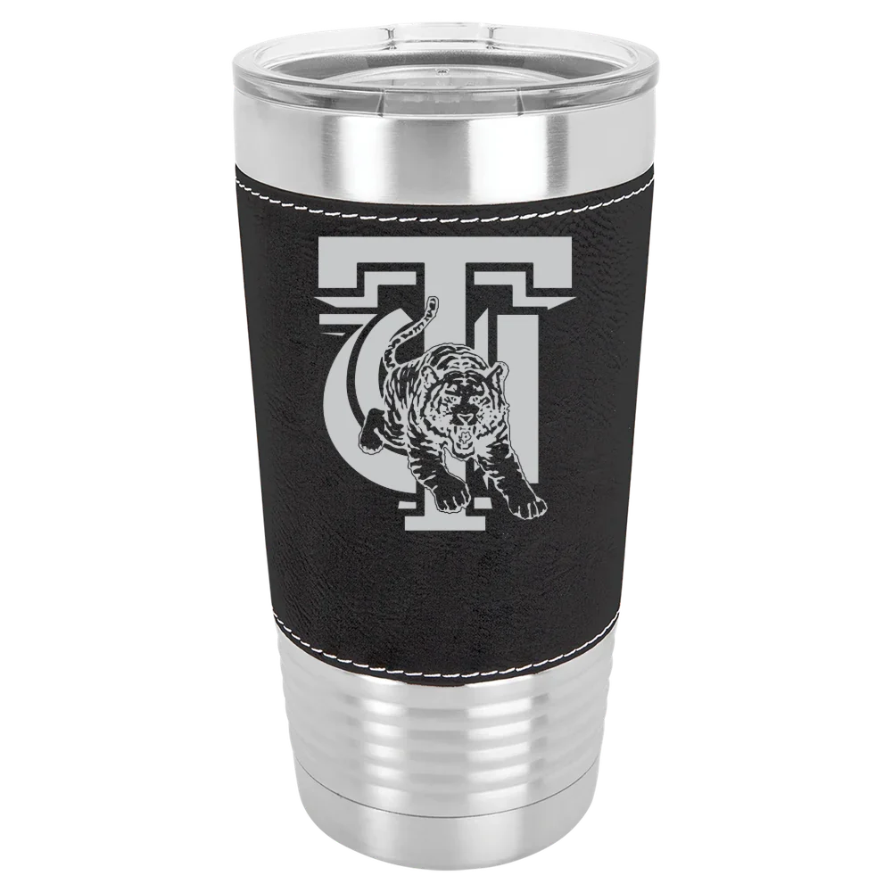 Tuskegee University Polar Camel 20 oz. Leatherette Grip Tumbler with Standard Lid