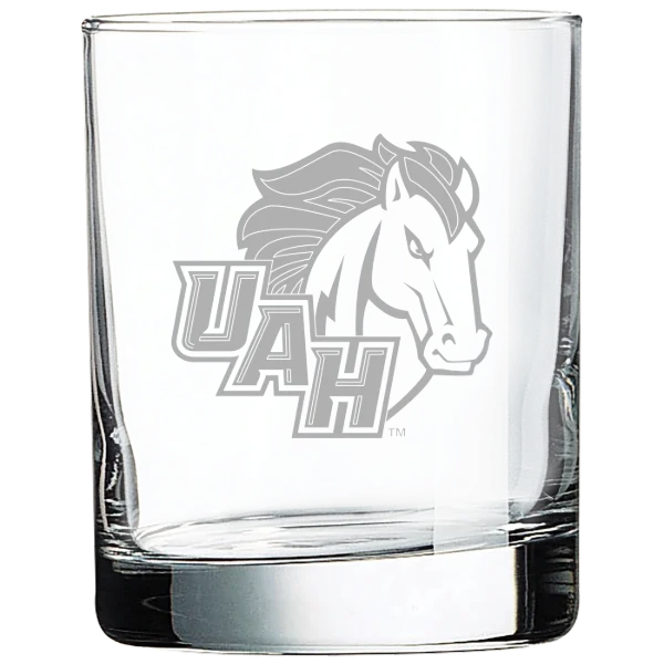 University of Alabama in Huntsville Polar Camel 10 1/2 oz. On The Rocks Glass
