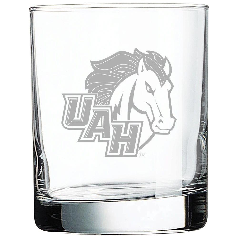 University of Alabama in Huntsville Polar Camel 10 1/2 oz. On The Rocks Glass