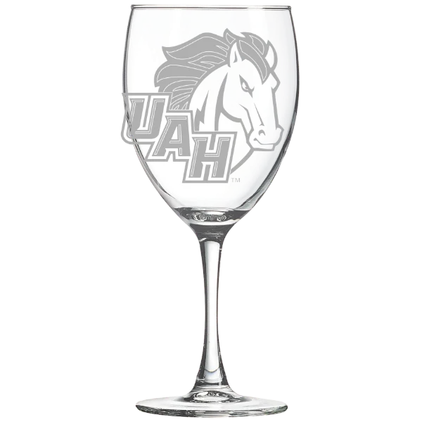 University of Alabama in Huntsville Polar Camel 10 1/2 oz. Wine Glass
