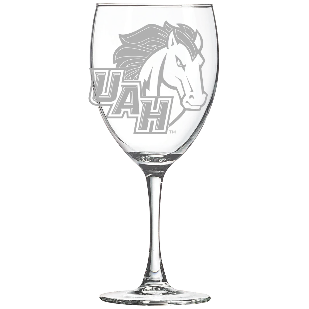 University of Alabama in Huntsville Polar Camel 10 1/2 oz. Wine Glass