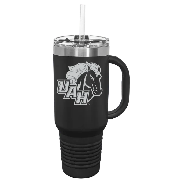 University of Alabama in Huntsville Polar Camel 40 oz. Travel Mug with Snap Lid & Straw