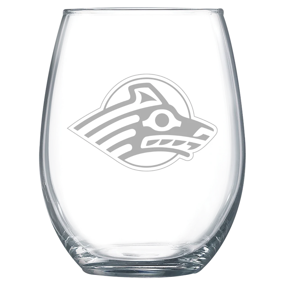 University of Alaska Anchorage Polar Camel 15 oz. Stemless Wine Glass