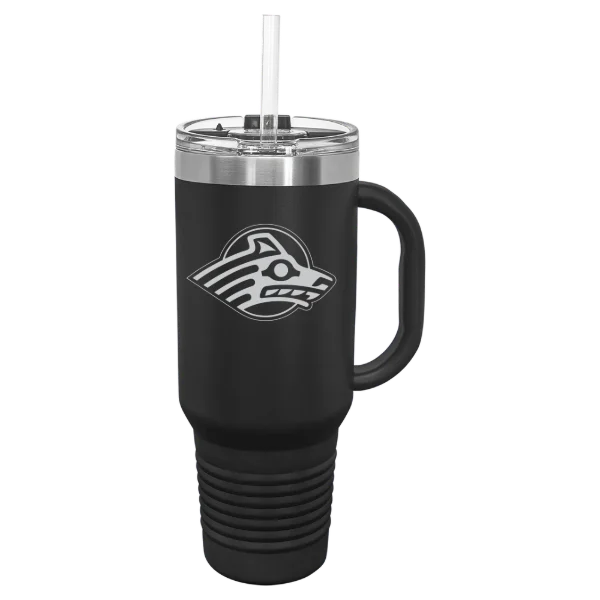 University of Alaska Anchorage Polar Camel 40 oz. Travel Mug with Snap Lid & Straw