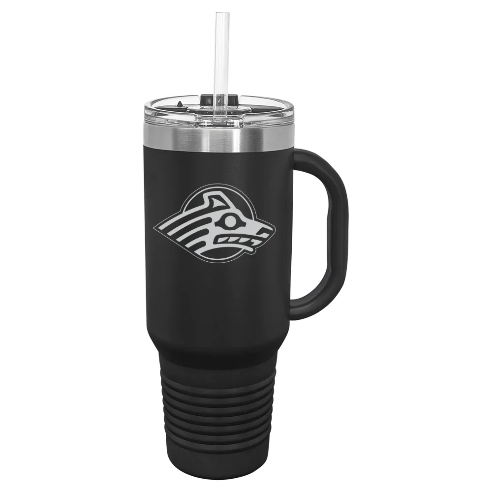 University of Alaska Anchorage Polar Camel 40 oz. Travel Mug with Snap Lid & Straw