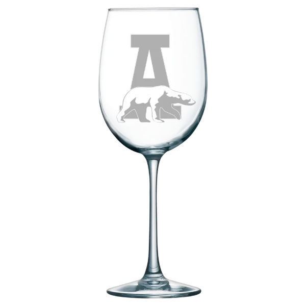 University of Alaska Fairbanks Polar Camel 19 oz. Wine Glass