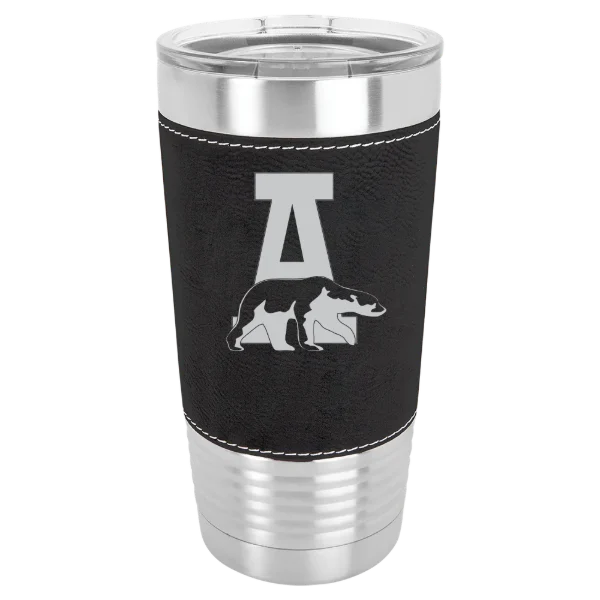University of Alaska Fairbanks Polar Camel 20 oz. Leatherette Grip Tumbler with Standard Lid