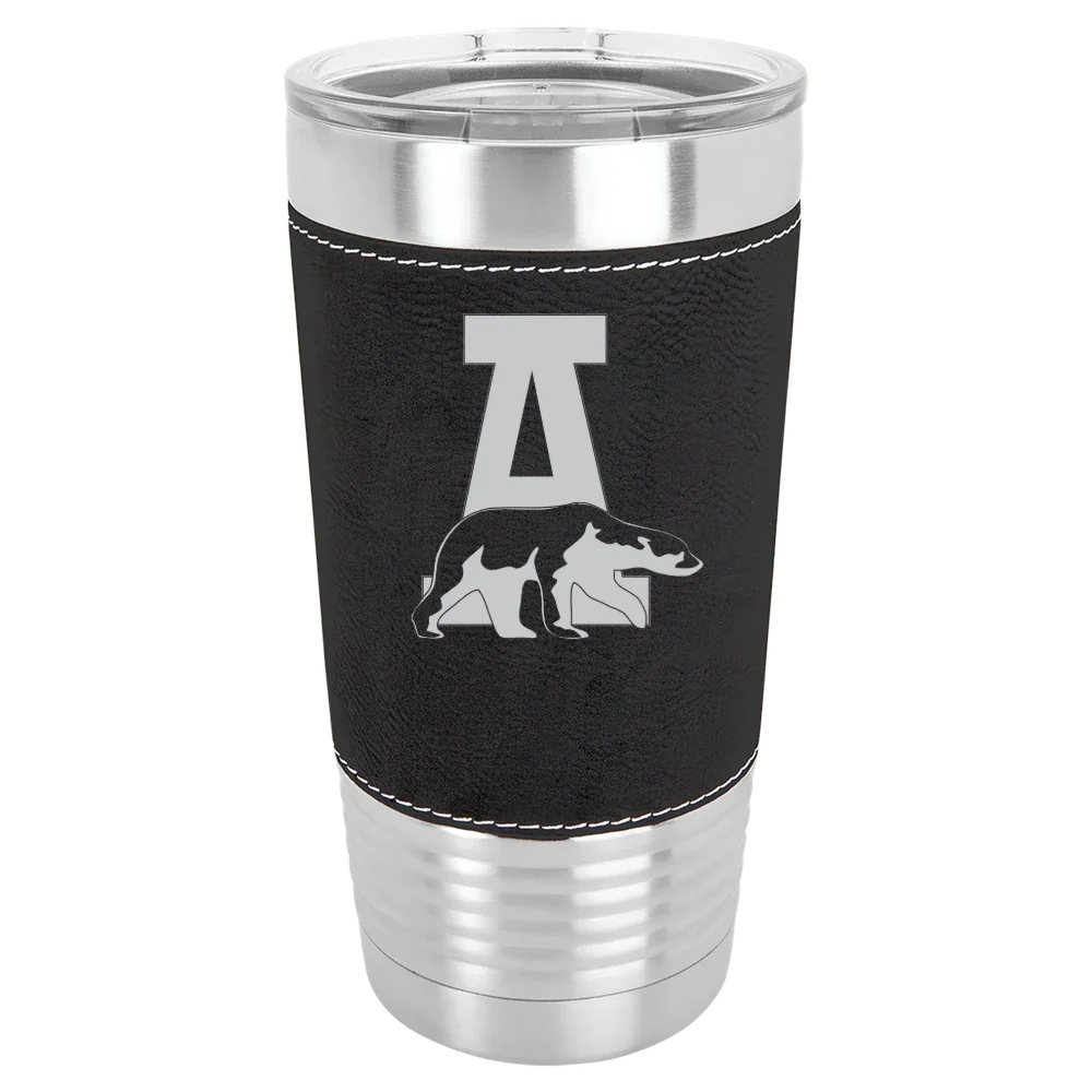 University of Alaska Fairbanks Polar Camel 20 oz. Leatherette Grip Tumbler with Standard Lid