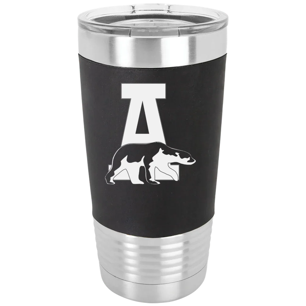 University of Alaska Fairbanks Polar Camel 20 oz. Silicone Grip Tumbler with Standard Lid