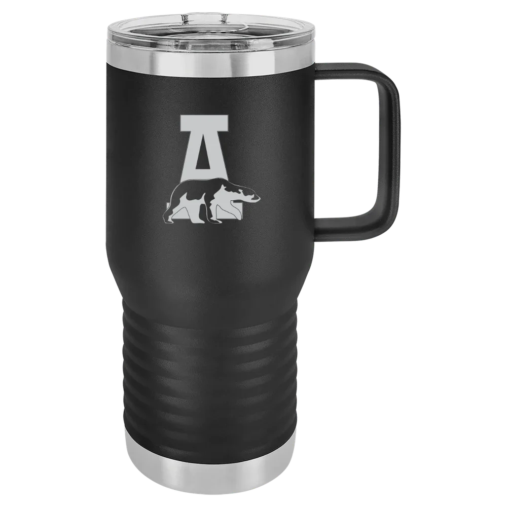 University of Alaska Fairbanks Polar Camel 20 oz. Travel Mug with Slider Lid