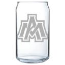 University of Arkansas, Monticello Polar Camel 16 oz. Can Glass