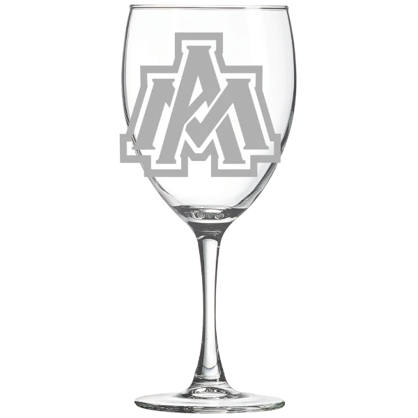 University of Arkansas, Monticello Polar Camel 10 1/2 oz. Wine Glass