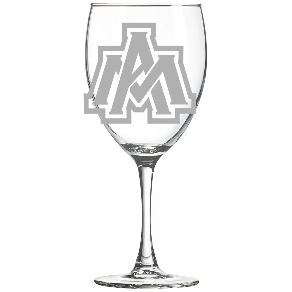 University of Arkansas, Monticello Polar Camel 10 1/2 oz. Wine Glass