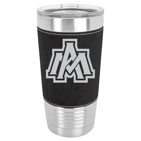 University of Arkansas, Monticello Polar Camel 20 oz. Leatherette Grip Tumbler with Standard Lid