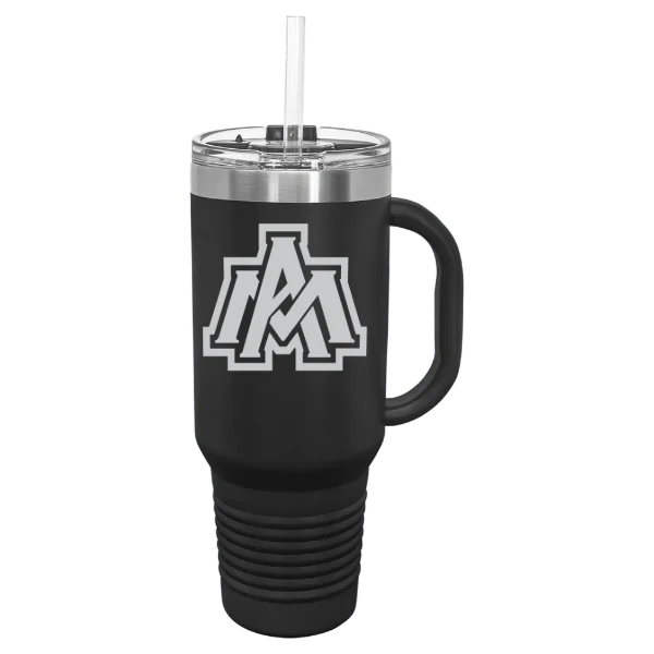 University of Arkansas, Monticello Polar Camel 40 oz. Travel Mug with Snap Lid & Straw
