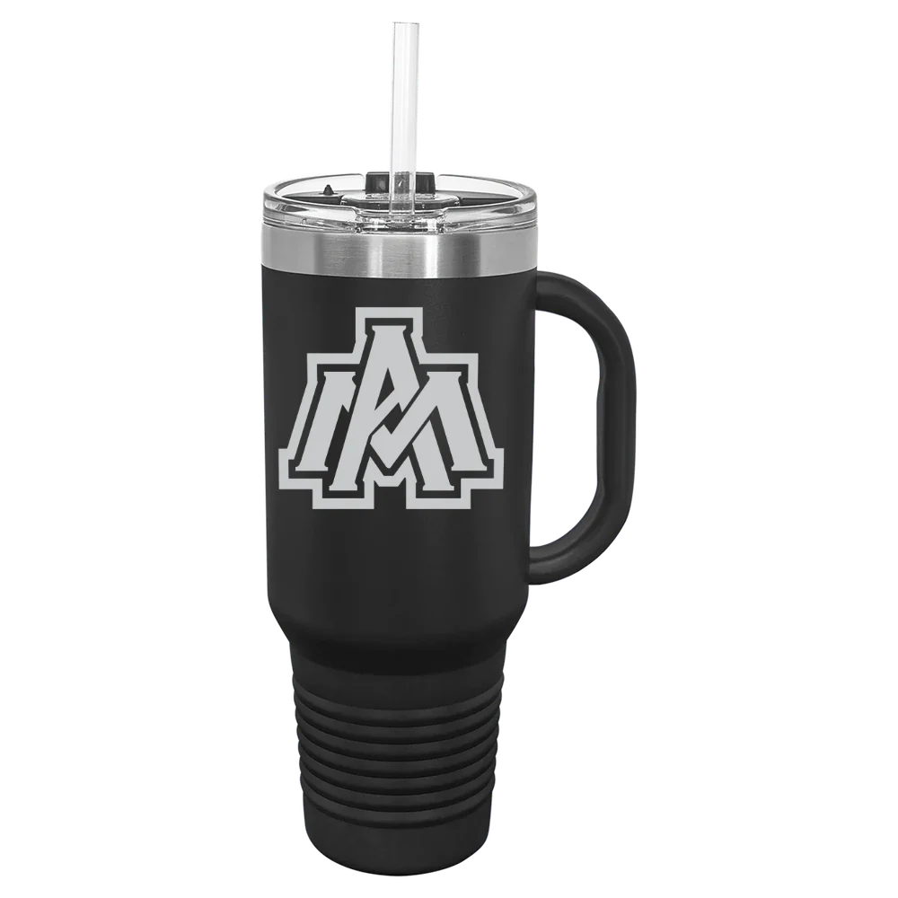 University of Arkansas, Monticello Polar Camel 40 oz. Travel Mug with Snap Lid & Straw