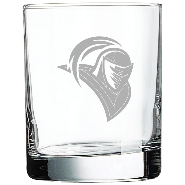 University of Bridgeport Polar Camel 10 1/2 oz. On The Rocks Glass