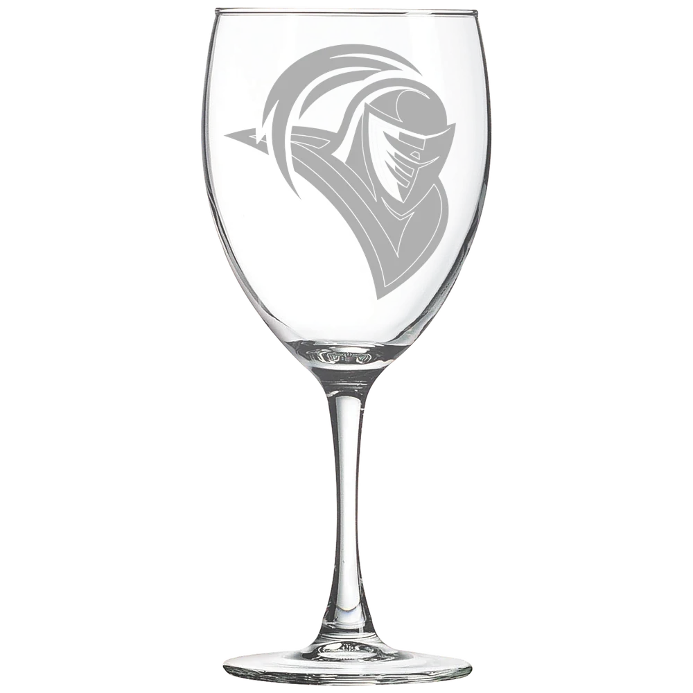 University of Bridgeport Polar Camel 10 1/2 oz. Wine Glass