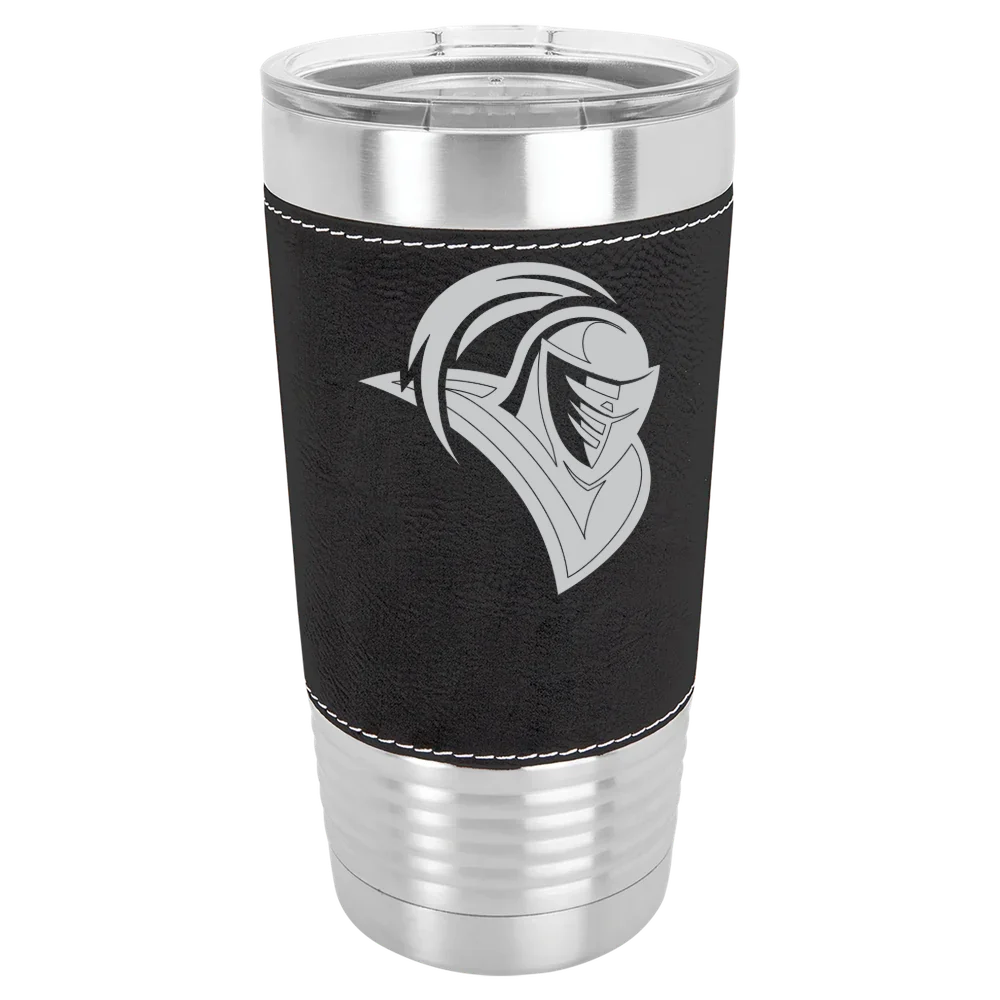 University of Bridgeport Polar Camel 20 oz. Leatherette Grip Tumbler with Standard Lid