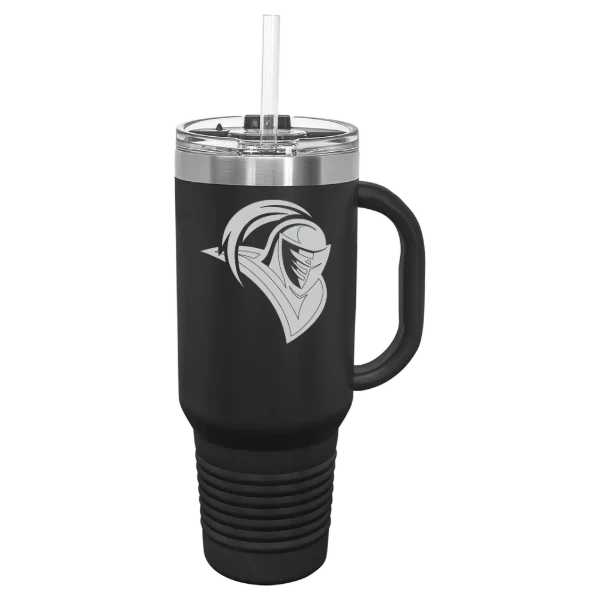 University of Bridgeport Polar Camel 40 oz. Travel Mug with Snap Lid & Straw