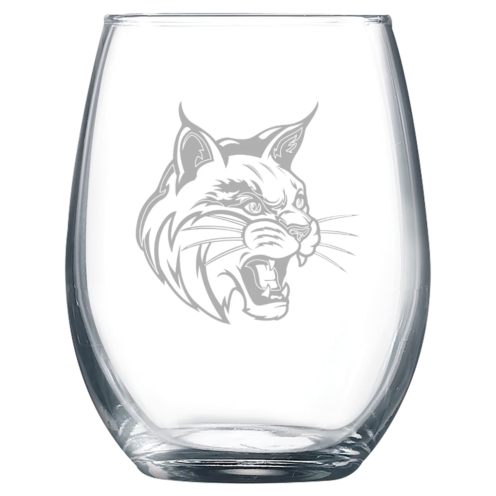 University of California, Merced Polar Camel 9 oz. Stemless Wine Glass