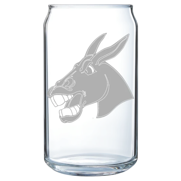 University of Central Missouri Polar Camel 16 oz. Can Glass