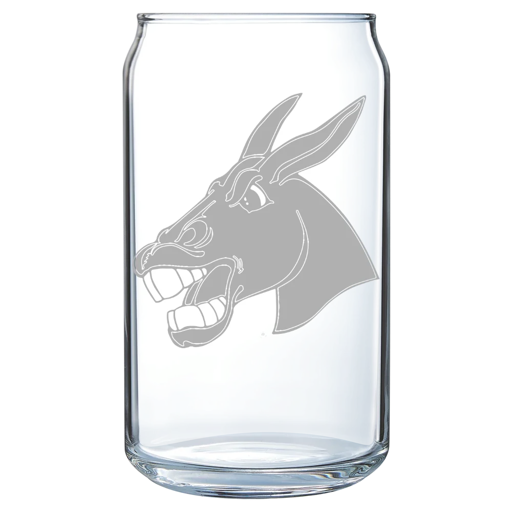 University of Central Missouri Polar Camel 16 oz. Can Glass