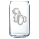 University of Central Oklahoma Polar Camel 16 oz. Can Glass