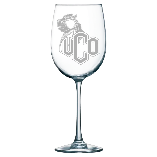 University of Central Oklahoma Polar Camel 19 oz. Wine Glass
