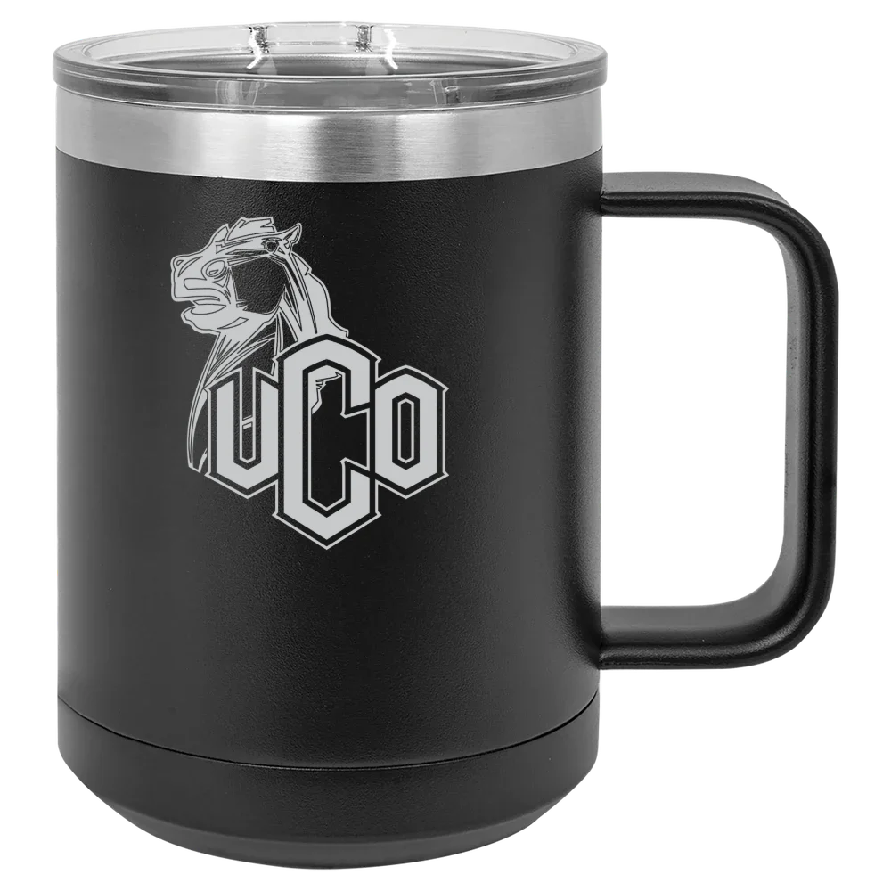 University of Central Oklahoma Polar Camel 15 oz. Mug with Slider Lid