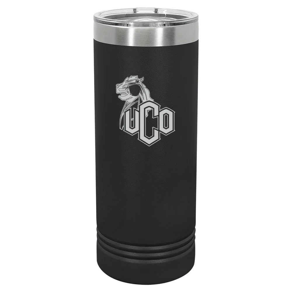 University of Central Oklahoma Polar Camel 22 oz. Skinny Tumbler with Slider Lid