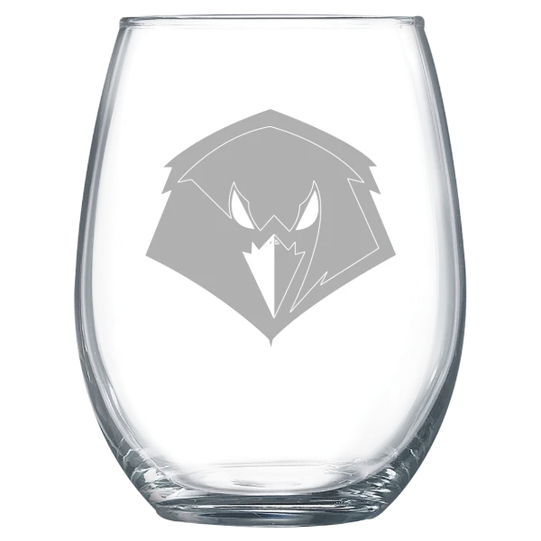 University of Charleston (West Virginia) Polar Camel 15 oz. Stemless Wine Glass