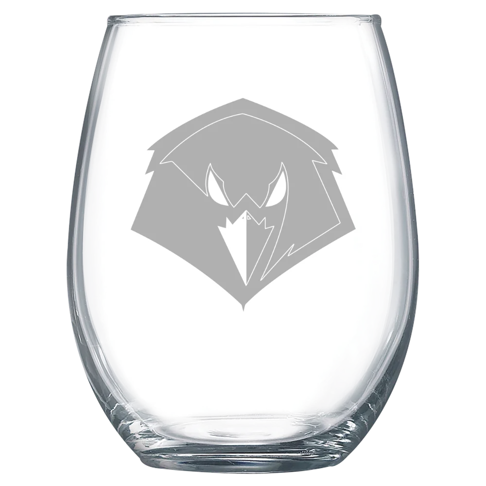 University of Charleston (West Virginia) Polar Camel 15 oz. Stemless Wine Glass