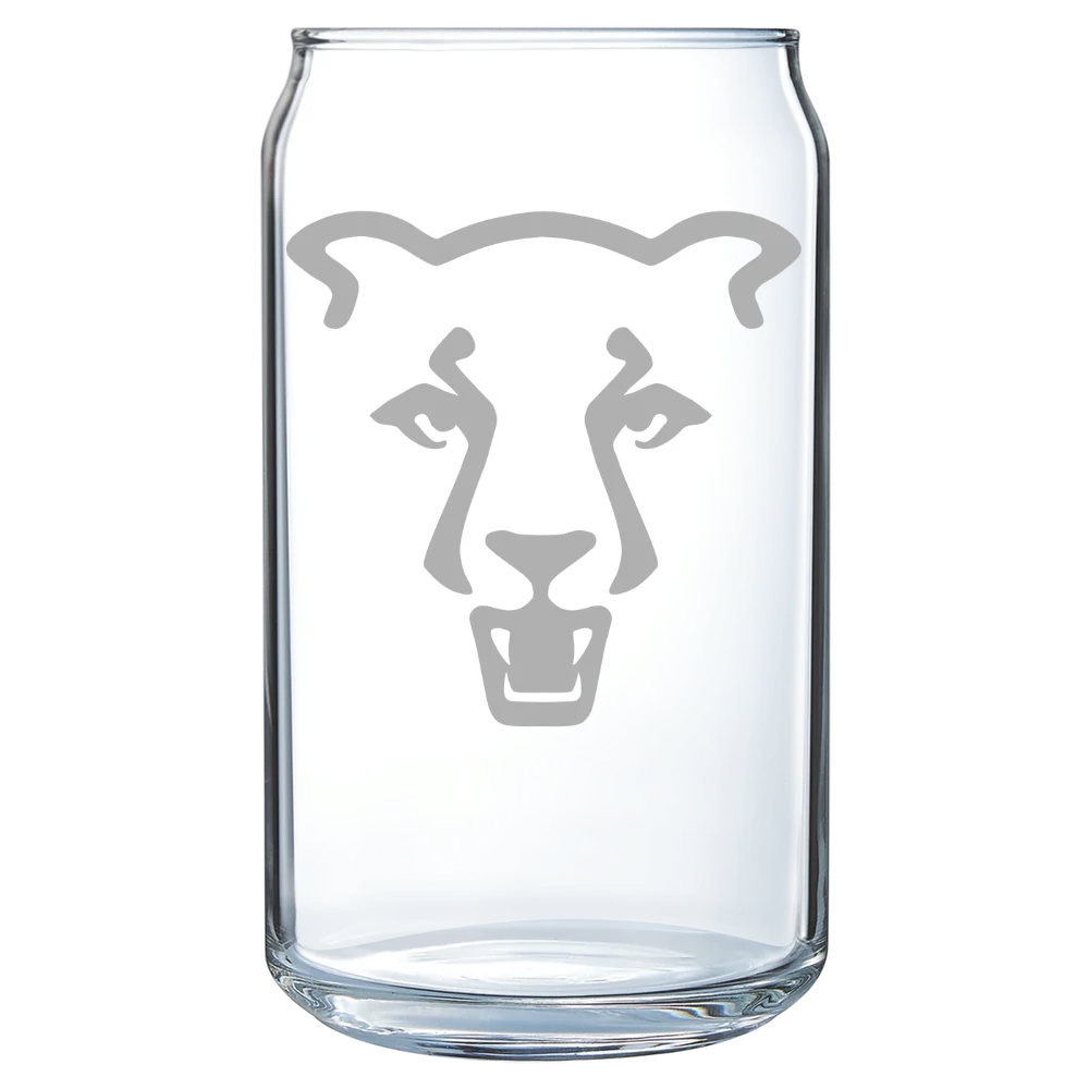 University of Colorado Colorado Springs Polar Camel 16 oz. Can Glass