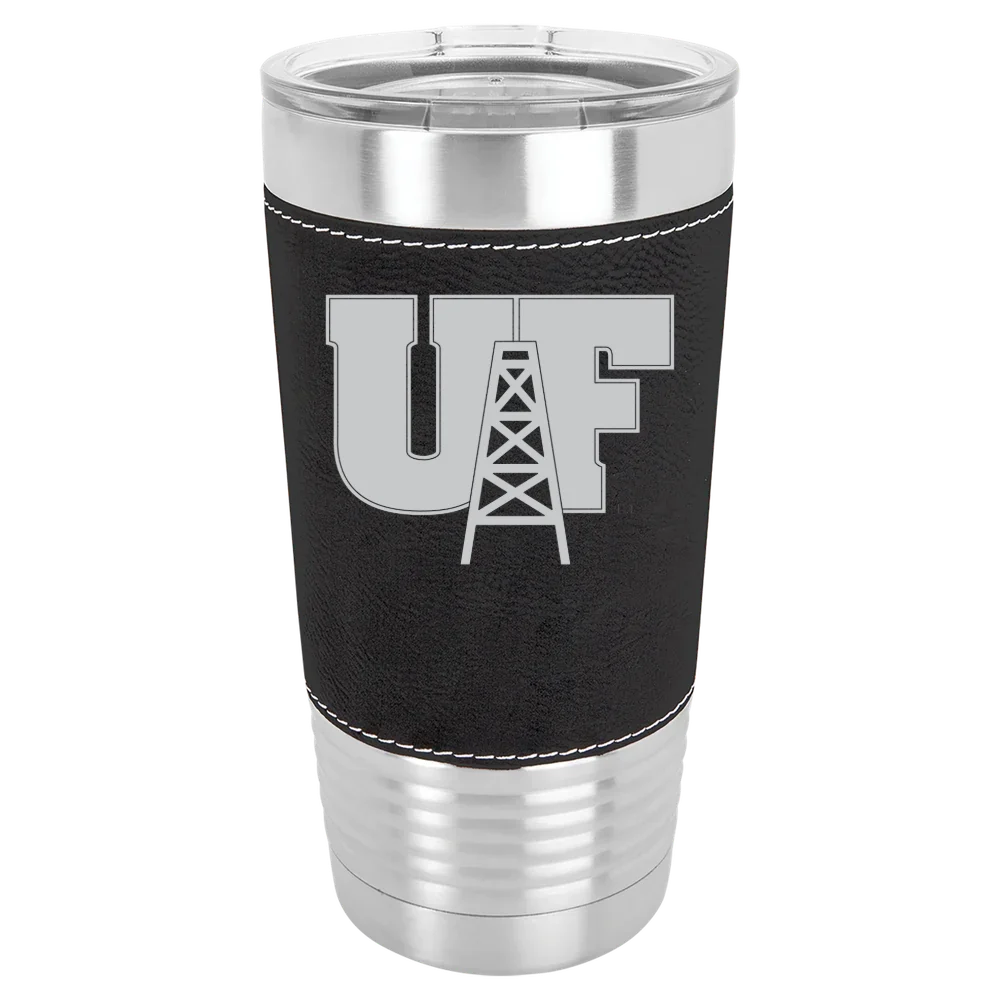 University of Findlay Polar Camel 20 oz. Leatherette Grip Tumbler with Standard Lid