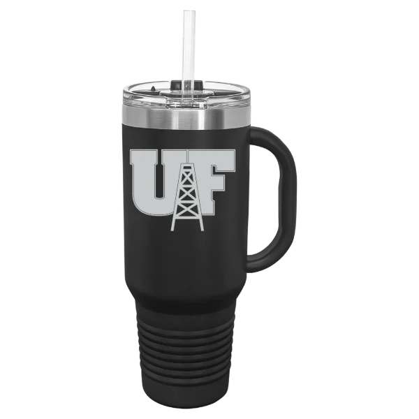 University of Findlay Polar Camel 40 oz. Travel Mug with Snap Lid & Straw