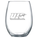 University of Illinois Springfield Polar Camel 15 oz. Stemless Wine Glass