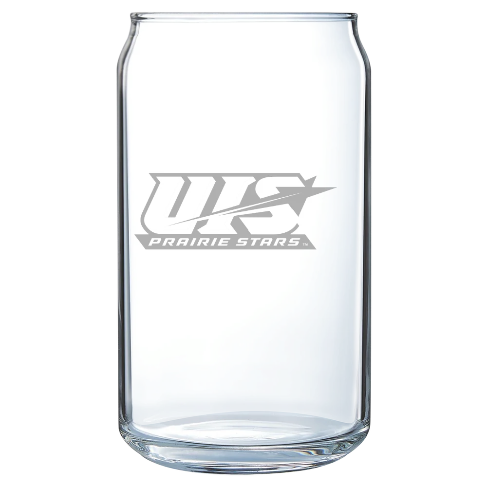 University of Illinois Springfield Polar Camel 16 oz. Can Glass