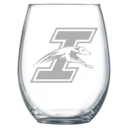 University of Indianapolis Polar Camel 15 oz. Stemless Wine Glass