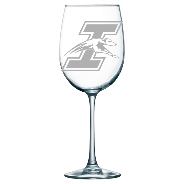 University of Indianapolis Polar Camel 19 oz. Wine Glass