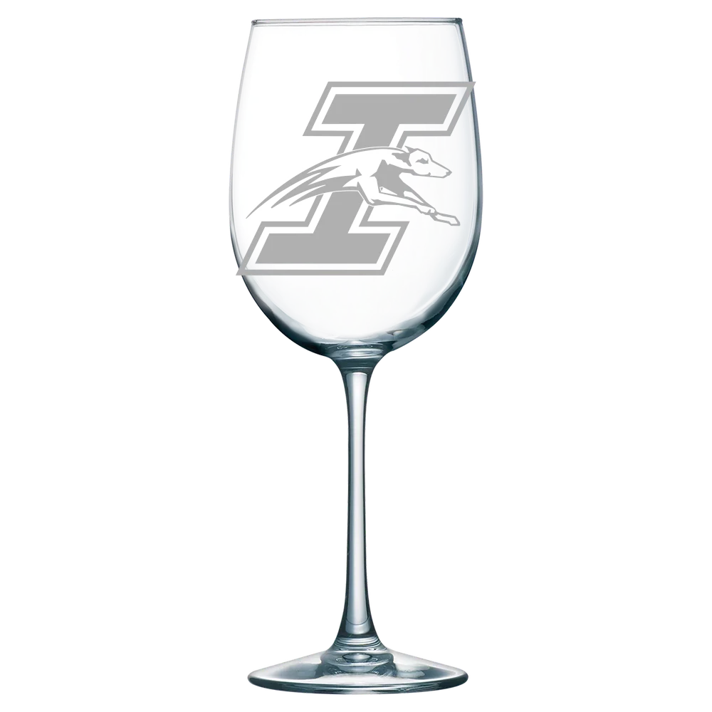 University of Indianapolis Polar Camel 19 oz. Wine Glass