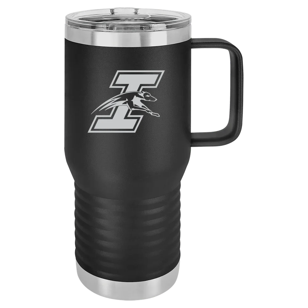 University of Indianapolis Polar Camel 20 oz. Travel Mug with Slider Lid